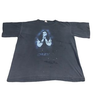 Vintage Ozzy Osbourne Ozz-Fest 1996 Tour Shirt Concert Distressted Faded